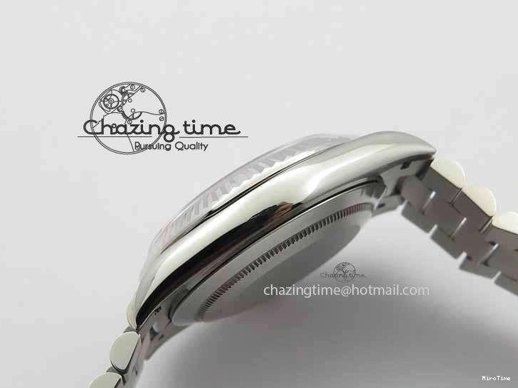 MiroTime 0503 Day Date 40mm SS BP Maker Best Edition Black Dial Diamond Markers On SS Bracelet A Casual 3691
